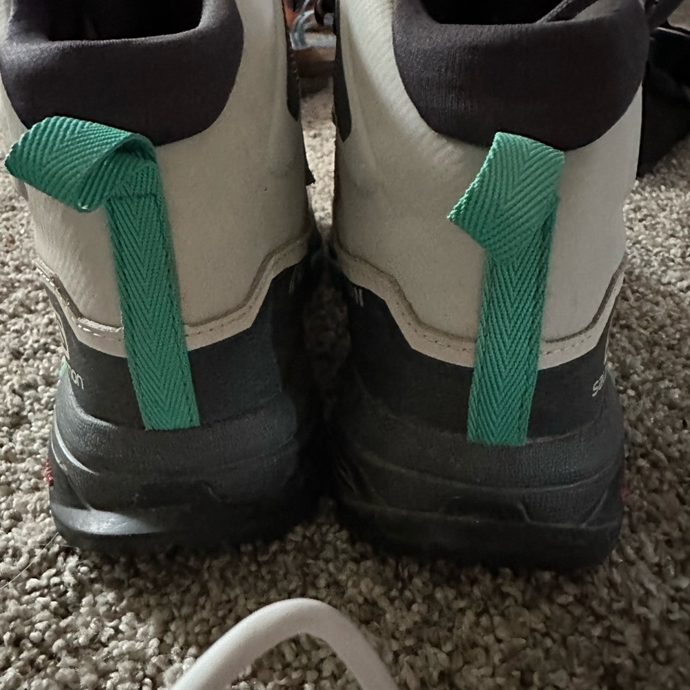 Salomon Gray Hiking Shoes - Picture 3 of 5